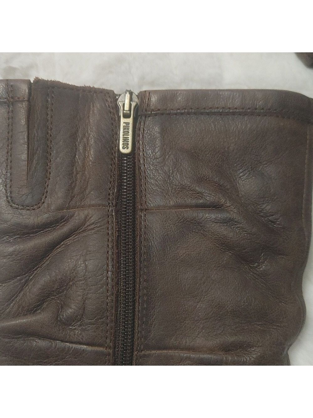 Pikolinos Brujas 38 Brown Soft Leather Slouchy Boot Steampunk Comfort Whimsygoth - Picture 16 of 16